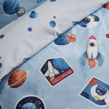 Σετ παπλωματοθήκη μονή Vesta Home Apollo