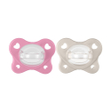 Πιπίλες Chicco όλο σιλικόνη PhysioForma® Dual Soft Ροζ 6-16m, σετ των 2