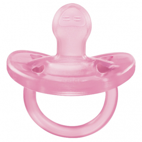 Πιπίλα Chicco όλο σιλικόνη PhysioForma® Soft Ροζ 6-16m