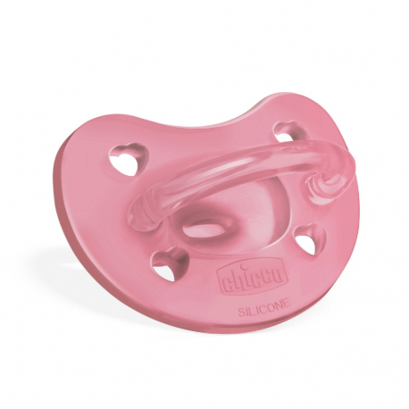 Πιπίλα Chicco όλο σιλικόνη PhysioForma® Soft Ροζ 6-16m