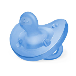 Πιπίλα Chicco όλο σιλικόνη PhysioForma® Soft Σιέλ 6-16m