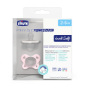 Πιπίλες Chicco όλο σιλικόνη PhysioForma® Dual Soft Ροζ 2-6m, σετ των 2