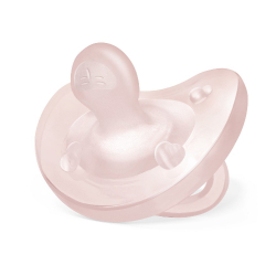 Πιπίλα Chicco όλο σιλικόνη PhysioForma® Soft Ροζ 0-6m