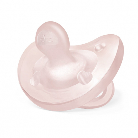 Πιπίλα Chicco όλο σιλικόνη PhysioForma® Soft Ροζ 0-6m