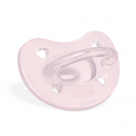 Πιπίλα Chicco όλο σιλικόνη PhysioForma® Soft Ροζ 0-6m