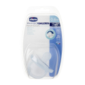 Πιπίλα Chicco όλο σιλικόνη PhysioForma® Soft Σιέλ 0-6m