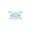 Πιπίλα Chicco όλο σιλικόνη PhysioForma® Soft Σιέλ 0-6m