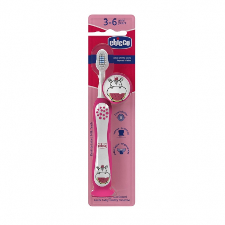 Παιδική οδοντόβουρτσα Chicco Hippo 3-6 ετών