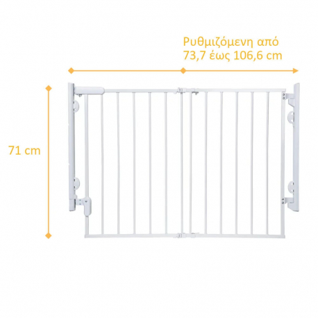 Πόρτα ασφαλείας Safety 1ST Ready To Install 73,7-106,6 cm
