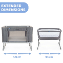 Λίκνο - παρκοκρέβατο Chicco Next2Me Forever Moon Grey