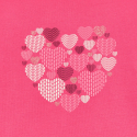 Okaidi T-shirt manches longues motif c?ur rose Fille