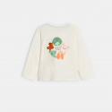 Obaibi T-shirt manches longues lapin rose bebe fille