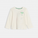 Obaibi T-shirt manches longues lapin rose bebe fille