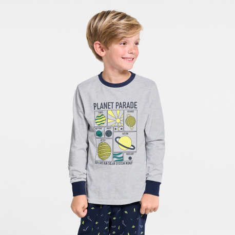 Okaidi Pyjama garcon gris