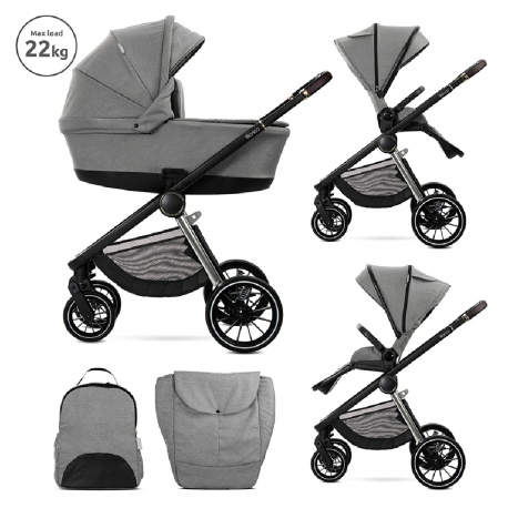 Καρότσι και port-bebe Lorelli® Bianca Grey