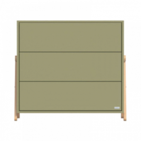 Βρεφική συρταριέρα με 3 συρτάρια Casababy Palmer Olive