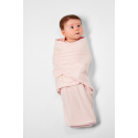 Κουβέρτα - υπνόσακος φασκιώματος Meyco Swaddle Light Pink