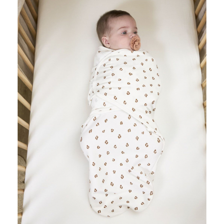 Κουβέρτα - υπνόσακος φασκιώματος Meyco Swaddle Mini Panther