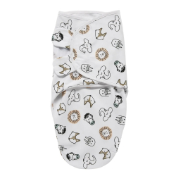 Κουβέρτα - υπνόσακος φασκιώματος Meyco Swaddle Animal Multicolor