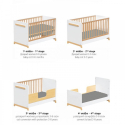 Βρεφικό κρεβάτι Casababy Palmer White