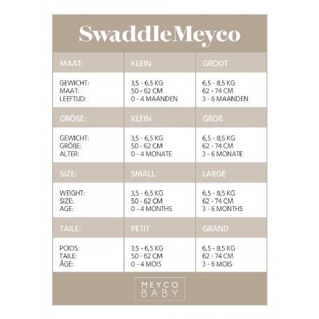 Σετ 2 κουβέρτες - υπνόσακοι φασκιώματος Meyco Swaddle Animal Multicolor