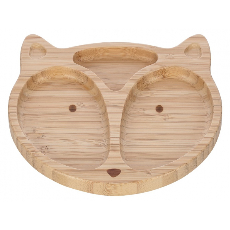 Πιάτο bamboo με βεντούζα FreeON® Fox