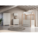 Ράφι τοίχου με πορτάκια Casababy La Maison Ecru