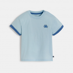 Obaibi T-shirt από μακό μπλε για μωρά αγοράκια