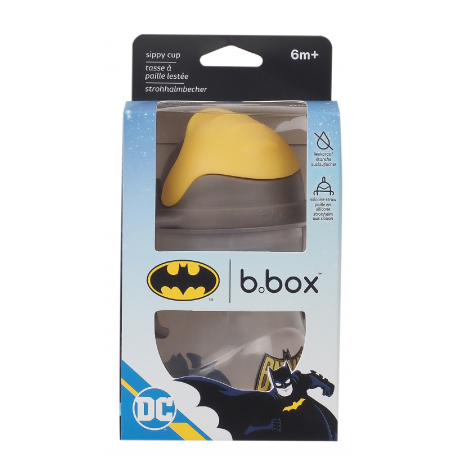 Εκπαιδευτικό κύπελλο με καλαμάκι B.box Sippy Cup Batman 240ml