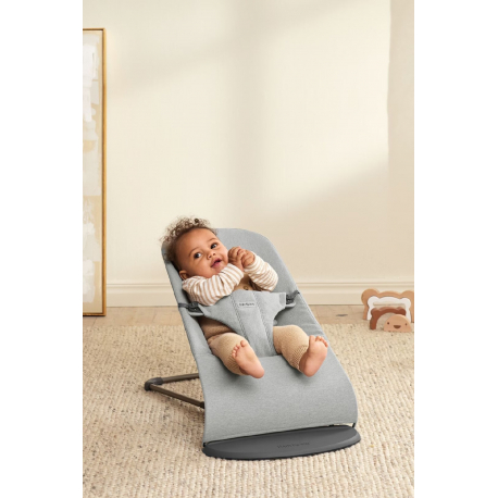 Ριλάξ Babybjorn Bliss Woven Melange Light Grey