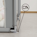 Πάρκο ορθογώνιο Bebe Stars Playzen Grey 180x200 cm