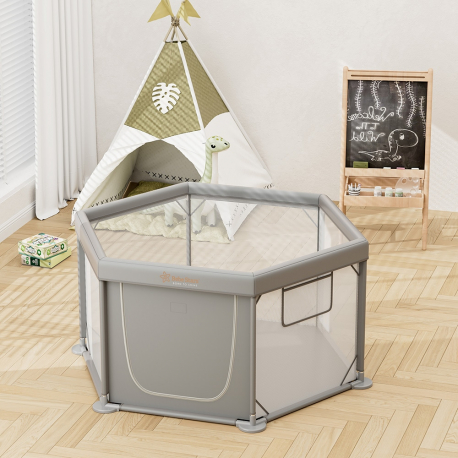 Πάρκο πολύγωνο Bebe Stars Nestilo Grey
