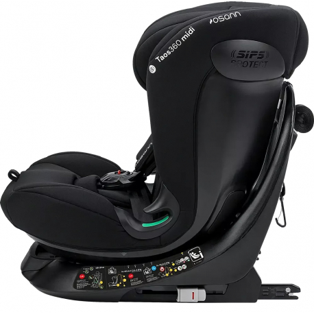 Κάθισμα αυτοκινήτου Osann Taos 360 Midi i-Size Black 70-150 cm
