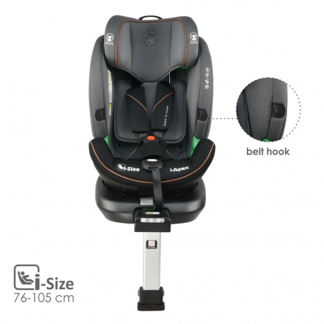Κάθισμα αυτοκινήτου Bebe Stars i-Apex Grey 40-150cm