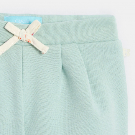 Obaibi Παντελόνι από χνουδωτό ύφασμα φλοράλ  για μωρά κοριτσάκια