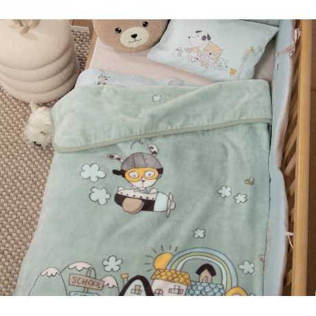 Κουβέρτα πολυέστερ αγκαλιάς Nef-Nef Homeware In The City 75x100 cm