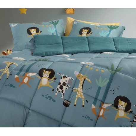 Παιδικό πάπλωμα Microfiber μονό Nef-Nef Homeware Wild Dance 160x220 cm