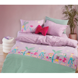 Σετ παπλωματοθήκη μονή Nef-Nef Homeware Roller Friends