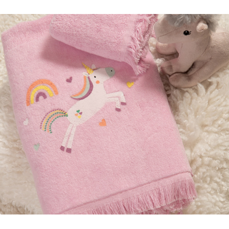 Παιδικές πετσέτες 2τμχ Nef-Nef Homeware Unicorns Style