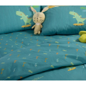 Σετ παπλωματοθήκη μονή Nef-Nef Homeware Dinos On Wheels