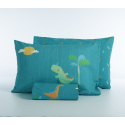 Σετ παπλωματοθήκη μονή Nef-Nef Homeware Dinos On Wheels
