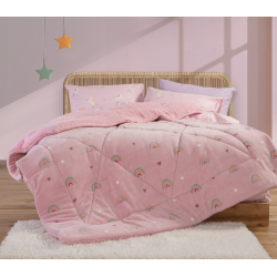 Παιδικό κουβερτοπάπλωμα μονό Nef-Nef Homeware Unicorns Style 160x220 cm