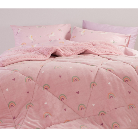Παιδικό κουβερτοπάπλωμα μονό Nef-Nef Homeware Unicorns Style 160x220 cm