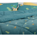 Παιδικό κουβερτοπάπλωμα μονό Nef-Nef Homeware Dinos On Wheels 160x220 cm