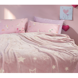 Παιδική κουβέρτα πολυέστερ μονή Nef-Nef Homeware Starlight 160x220 cm