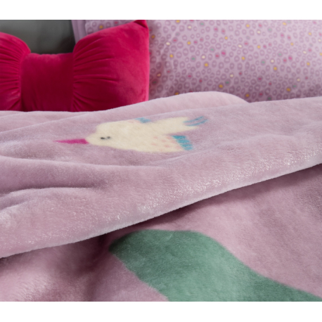 Παιδική κουβέρτα πολυέστερ μονή Nef-Nef Homeware Roller Friends 160x220 cm