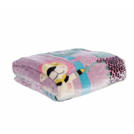 Παιδική κουβέρτα πολυέστερ μονή Nef-Nef Homeware Roller Friends 160x220 cm