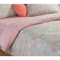 Σεντόνια μονά 3τμχ Nef-Nef Homeware Hearts Attack