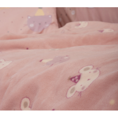 Κουβέρτα fleece κούνιας Nef-Nef Homeware Special Party 110x150 cm