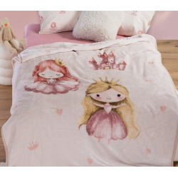 Παιδική κουβέρτα πολυέστερ μονή Nef-Nef Homeware Our Princess 160x220 cm